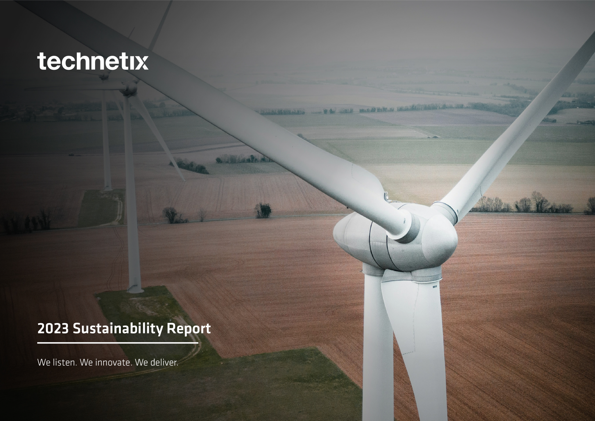 Technetix sustainability report cover 